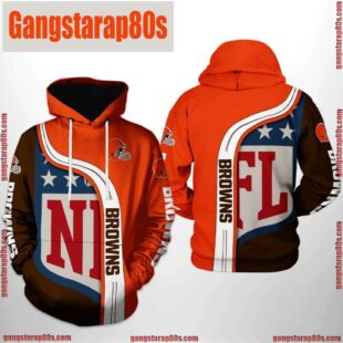 NFL Cleveland Browns Team 3D Printed Hoodie Shirt