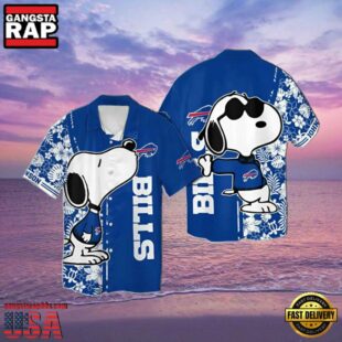 NFL Custom Buffalo Bills Snoopy Summer Hawaiian Shirt