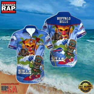 NFL Custom Buffalo Bills Summer Hawaiian Shirt Tiki Paradise