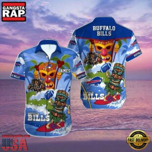 NFL Custom Buffalo Bills Summer Hawaiian Shirt Tiki Paradise