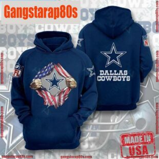 NFL Dallas Cowboys American Ripped Hoodie Shirt