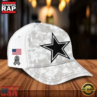 NFL Dallas Cowboys Camo 2024 Salute to Service Baseball Cap