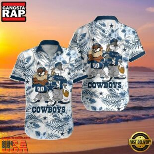 NFL Dallas Cowboys Cartoon Stars Summer Hawaiian Shirt