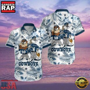 NFL Dallas Cowboys Cartoon Stars Summer Hawaiian Shirt