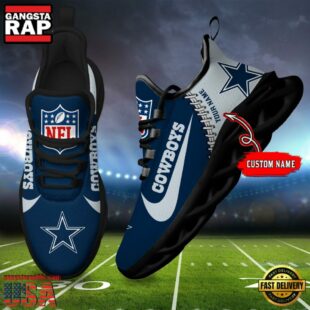 NFL Dallas Cowboys Football Team Design Max Soul Shoes, Football New Sneaker Shoes