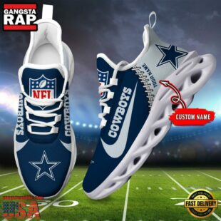 NFL Dallas Cowboys Football Team Design Max Soul Shoes, Football New Sneaker Shoes