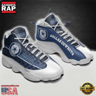 NFL Dallas Cowboys Football Team Form Air Jordan 13 Sneaker Shoes - Gift For Fans