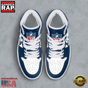 NFL Dallas Cowboys Grunge Style Custom Air Jordan 1 Shoes