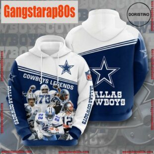 NFL Dallas Cowboys Legends Limited Edition Pullover 3D Hoodie Shirt