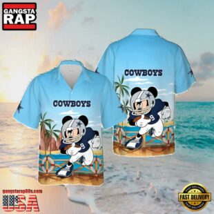 NFL Dallas Cowboys Mickey Beach Summer Hawaiian Shirt