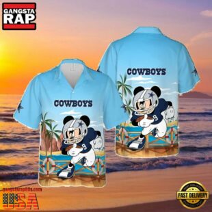 NFL Dallas Cowboys Mickey Beach Summer Hawaiian Shirt