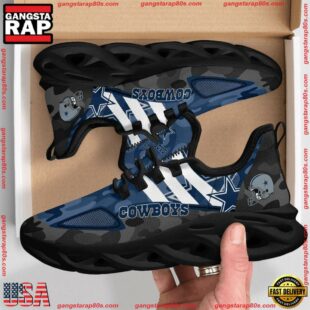 NFL Dallas Cowboys Military Camouflage M Soul Shoes