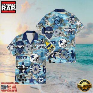 NFL Dallas Cowboys Summer Hawaiian Shirt 2024 Giveaway