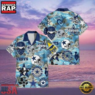 NFL Dallas Cowboys Summer Hawaiian Shirt 2024 Giveaway