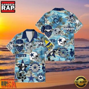 NFL Dallas Cowboys Summer Hawaiian Shirt 2024 Giveaway