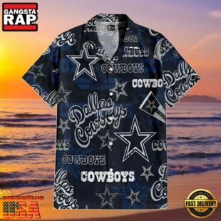 NFL Dallas Cowboys Summer Hawaiian Shirt Lone Star Breeze