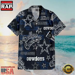 NFL Dallas Cowboys Summer Hawaiian Shirt Lone Star Breeze