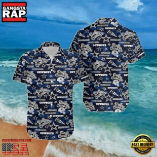 NFL Dallas Cowboys Summer Hawaiian Shirts With Logo Frenzy