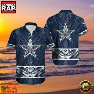 NFL Dallas Cowboys Tribal Star Summer Hawaiian Shirt