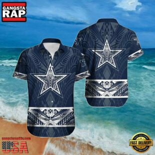 NFL Dallas Cowboys Tribal Star Summer Hawaiian Shirt