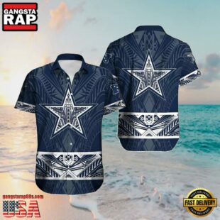 NFL Dallas Cowboys Tribal Star Summer Hawaiian Shirt