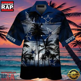 NFL Dallas Cowboys Tropical Coconut Hawaiian Shirt