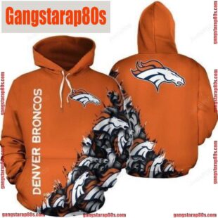 NFL Denver Broncos Football 3D Hoodie Hoodie Shirt