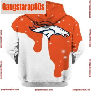 NFL Denver Broncos Football Pullover Hoodie All Over Print Hoodie Shirt