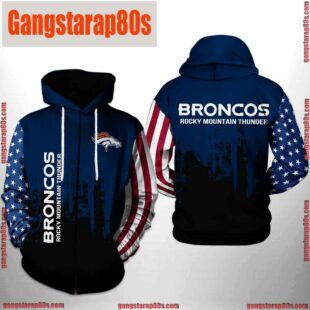 NFL Denver Broncos Team US 3D Printed Hoodie Shirt