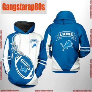 NFL Detroit Lions Classic 3D Printed Hoodie Shirt