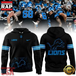 NFL Detroit Lions Dark Knights Limited Edition Hoodie