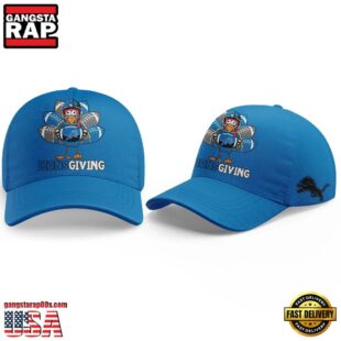 NFL Detroit Lions LionsGivingHappy Thanksgiving Day Cap