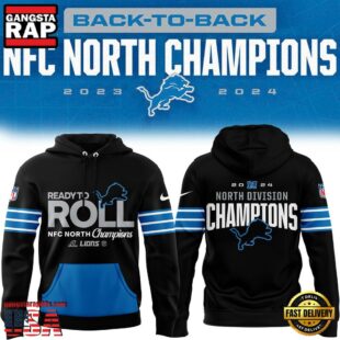 NFL Detroit Lions NFC North Division Champions Limited Edition Hoodie