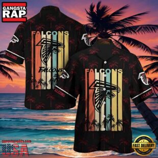 NFL Falcons Hawaiian Shirts Retro