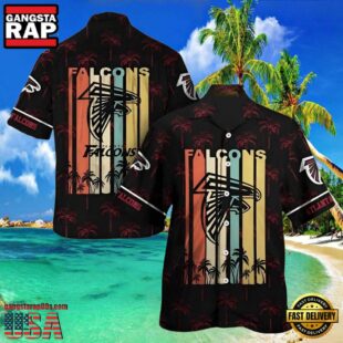 NFL Falcons Hawaiian Shirts Retro