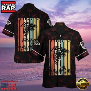 NFL Falcons Hawaiian Shirts Retro