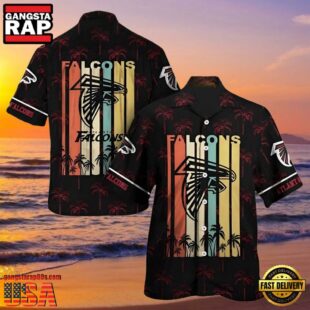 NFL Falcons Hawaiian Shirts Retro