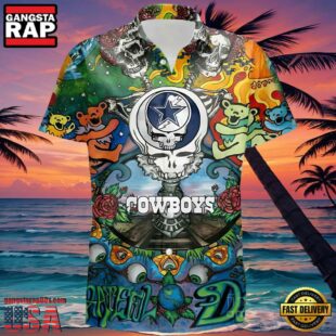 NFL Grateful Dead Dallas Cowboys Hawaiian Shirts