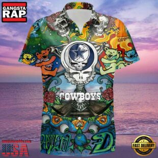 NFL Grateful Dead Dallas Cowboys Hawaiian Shirts