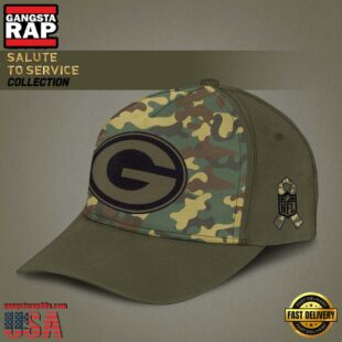 NFL Green Bay Packers Arctic Camo 2024 Salute to Service Baseball Cap