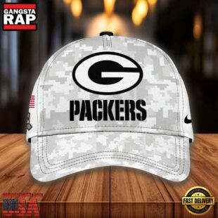 NFL Green Bay Packers Camo 2024 Salute to Service Baseball Cap