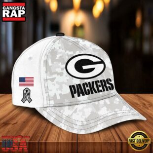 NFL Green Bay Packers Camo 2024 Salute to Service Baseball Cap