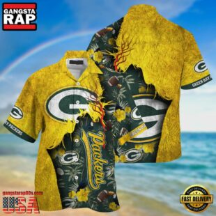 NFL Green Bay Packers Football Team Summer God Hawaii Shirt