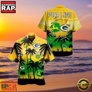 NFL Green Bay Packers John Deere Hawaiian Shirt For Fans