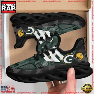 NFL Green Bay Packers Military Camouflage M Soul Shoes