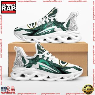 NFL Green Bay Packers Symbol Geometric Pattern Max Soul Shoes