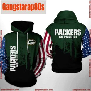 NFL Green Bay Packers Team US 3D Printed Hoodie Shirt