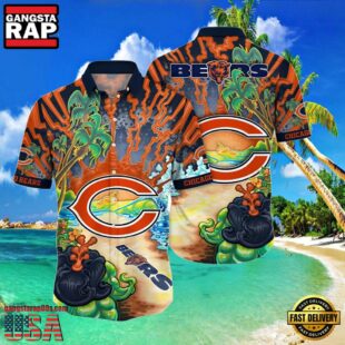 NFL Hot Sandstime Chicago Bears Hawaiian Shirt