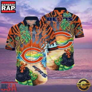 NFL Hot Sandstime Chicago Bears Hawaiian Shirt