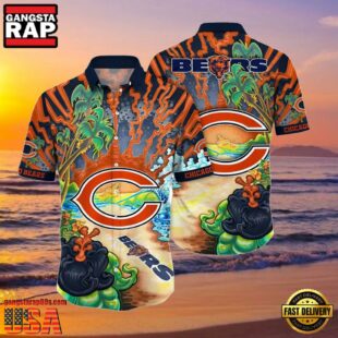 NFL Hot Sandstime Chicago Bears Hawaiian Shirt